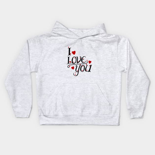 I Love My Girlfriend T-Shirt Kids Hoodie by AymanShop29